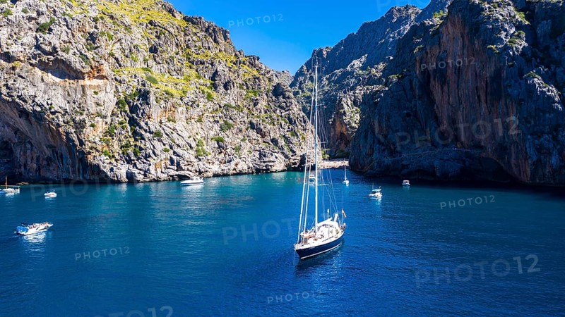 Aerial view Sa Calobra