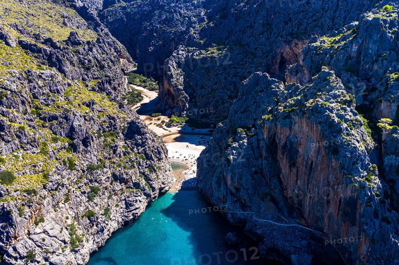 Aerial view Sa Calobra
