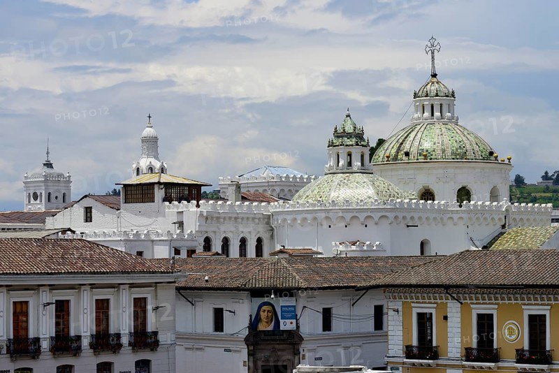 Domes of the Jesuit Church Iglesia de la Compania de Jesus