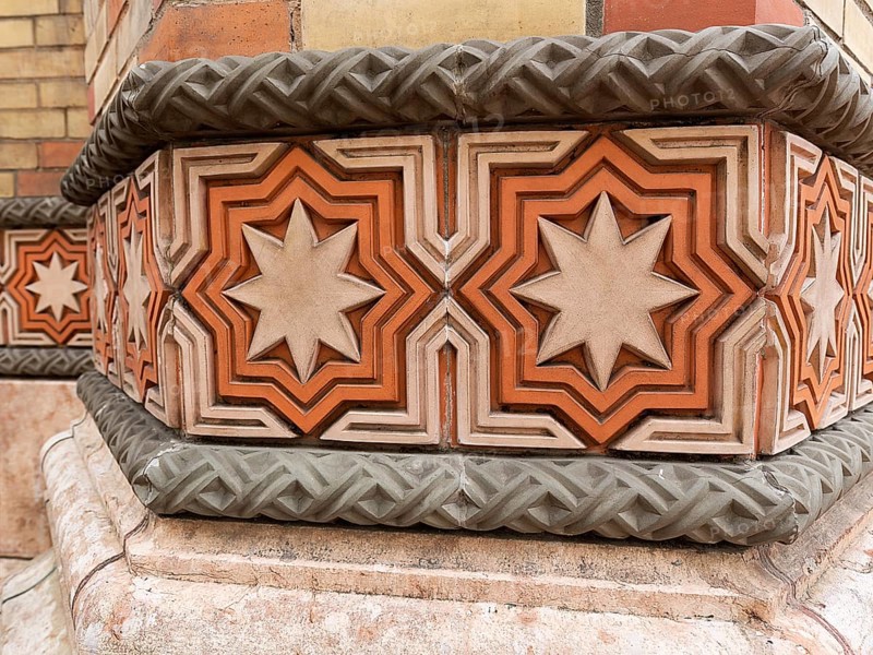 Stars of David in a wall