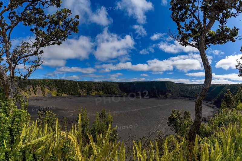 Crater of Kilauea Volcano