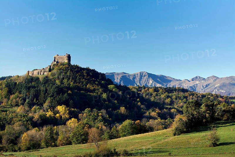 Castle of Murol in autumn