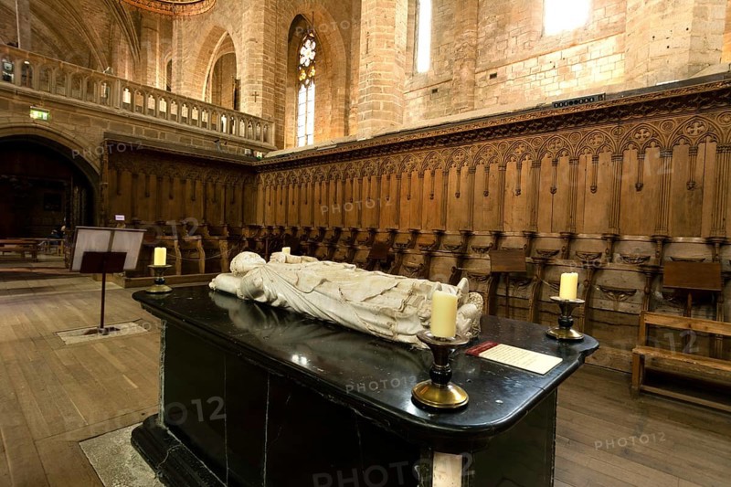 Tomb of Pope Clement VI in the abbey of La Chaise Dieu