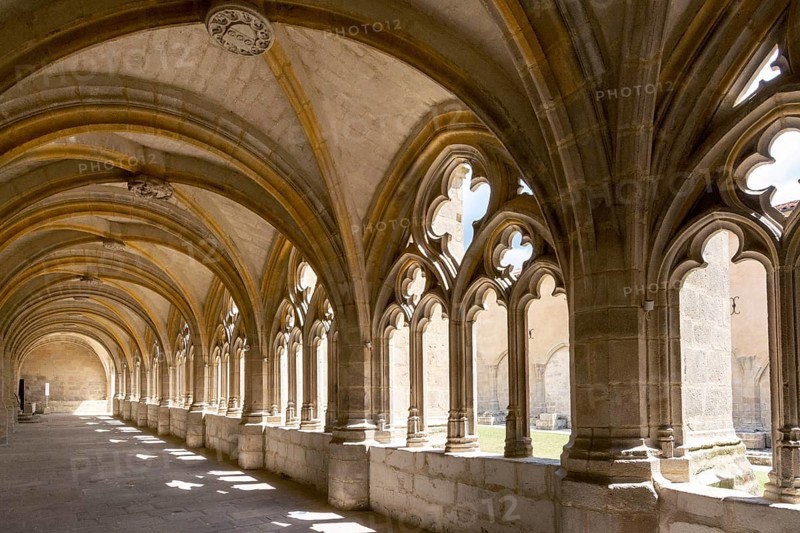 Galery of the Cloister of the Saint Robert abbey
