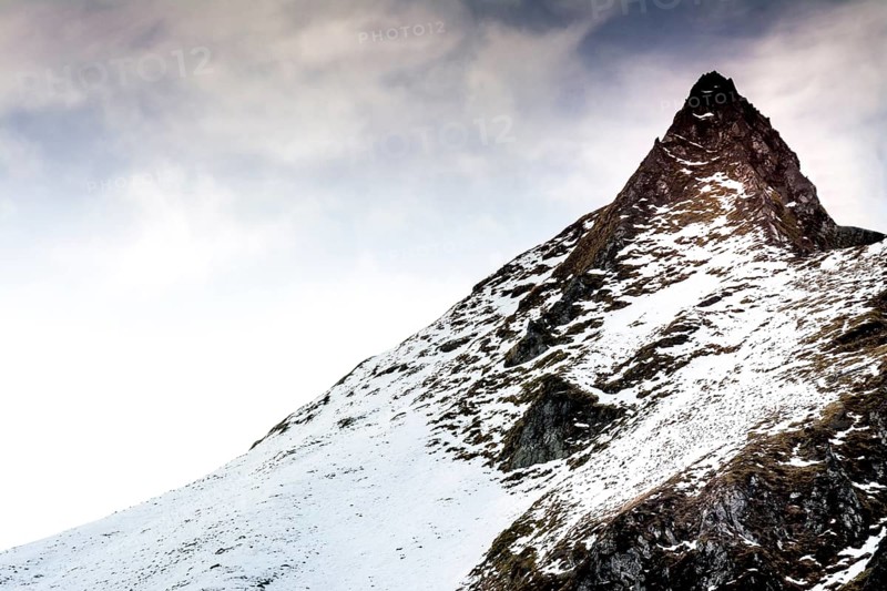 Massif of Sancy in winter
