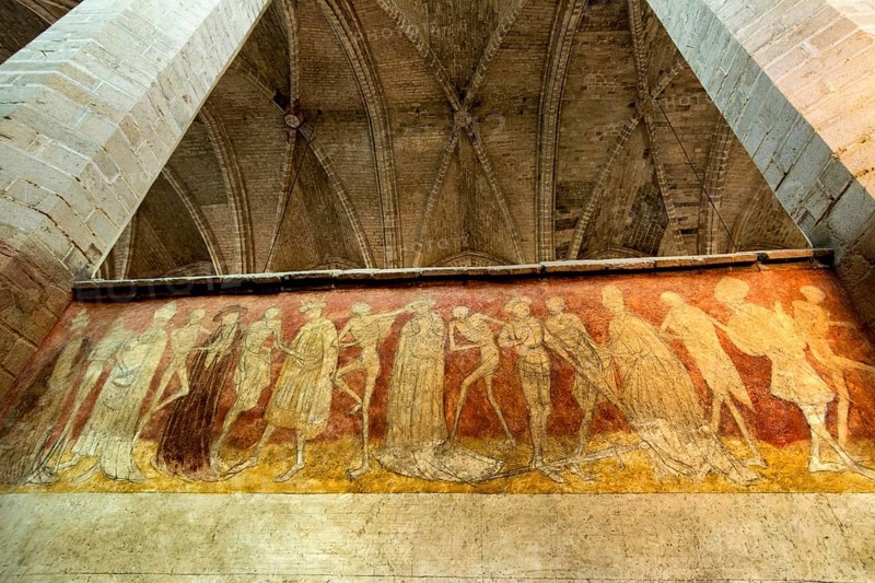 La Danse Macabre dances of death Saint Robert abbey