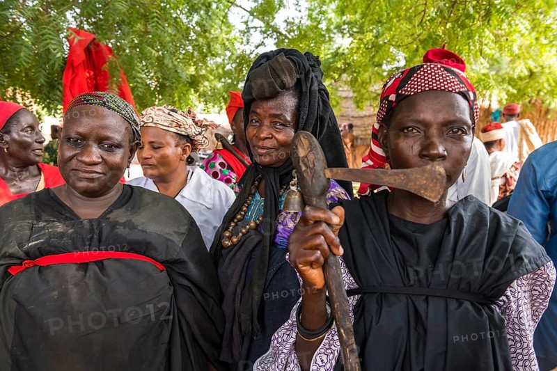 Women at a Voodoo ceremony in Dogondoutchi