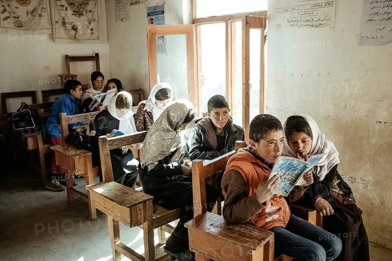 Children in a classroom