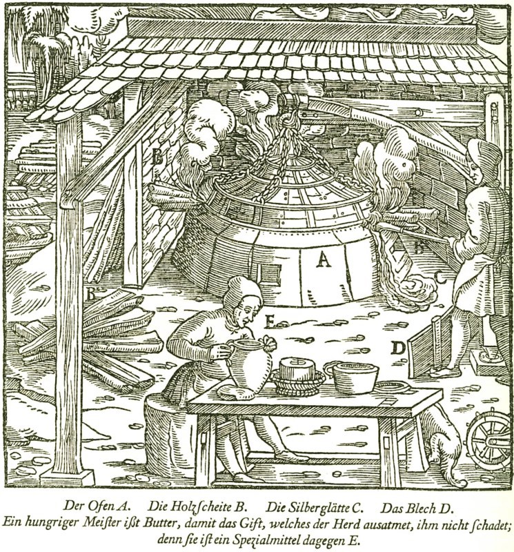 Drifting furnace in operation