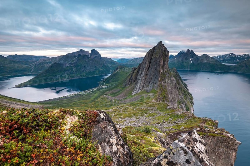 Steep mountain Segla