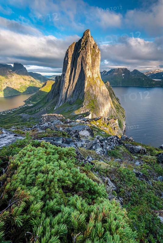 Steep mountain Segla
