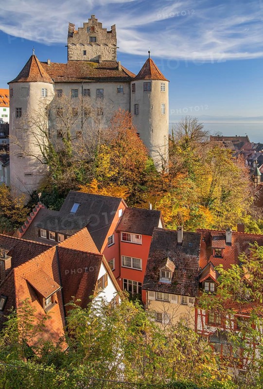 Meersburg Castle above the old town