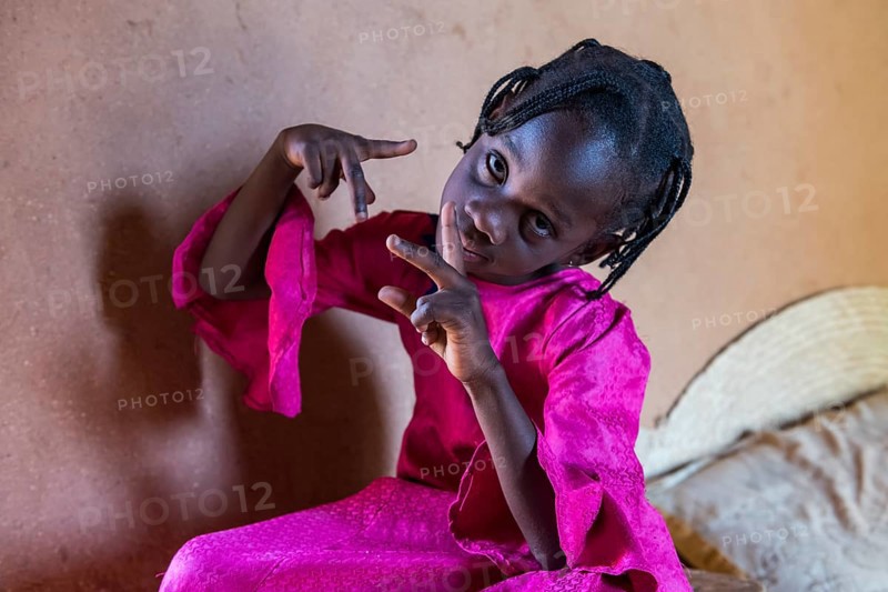 Posing young girl