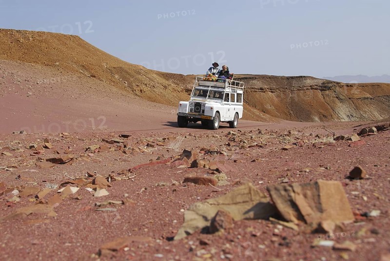 Jeep safari near Kuidas, Namibia