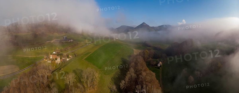 Aerial view Wisner Flue