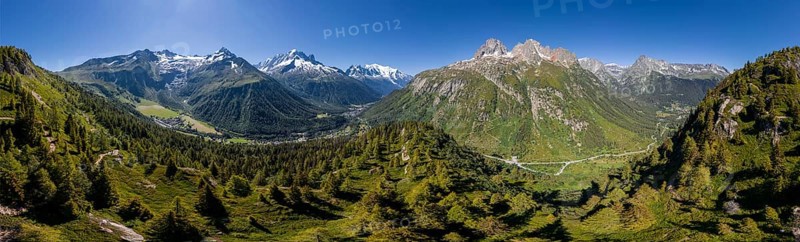 Mountain panorama from Aiguillette de Poisettes