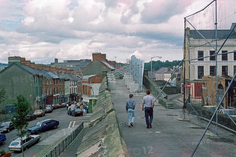 Barrier on the city wall
