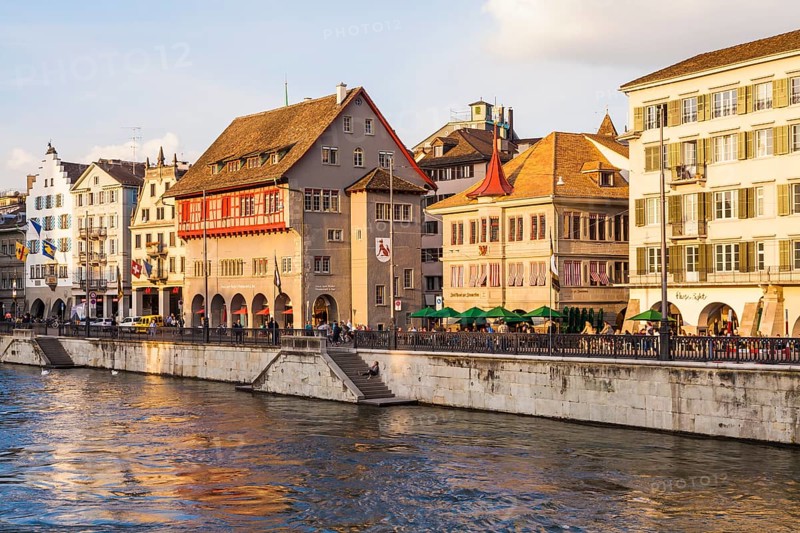 Guild houses on the Limmatquai