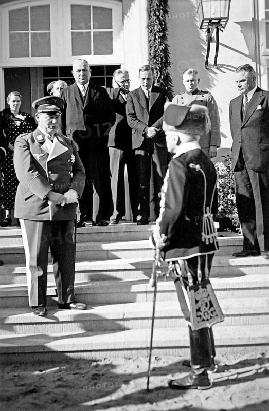 Hermann Goering and Paul von Hindenburg