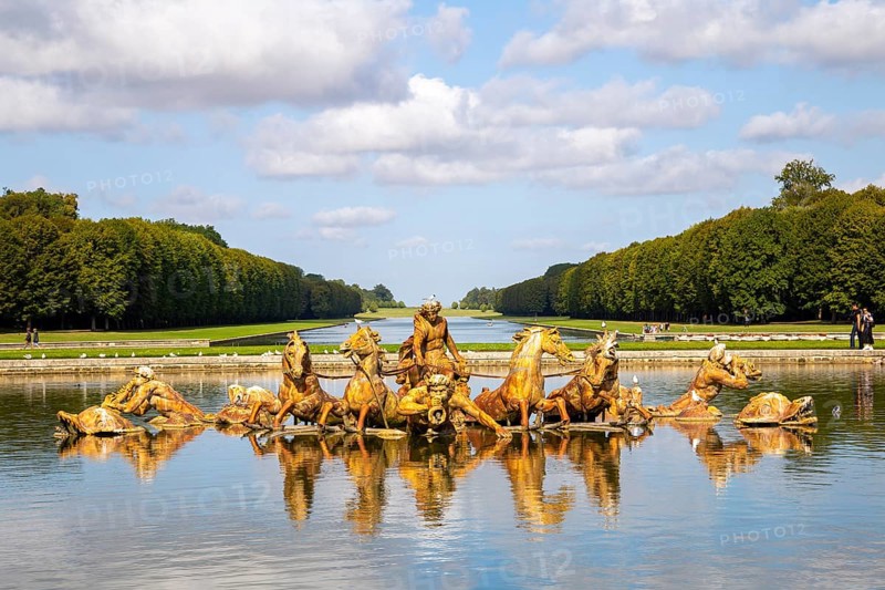 Fountain of Apollo with Apollo in the chariot of the sun