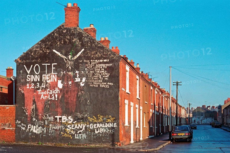 Graffiti on a building facade
