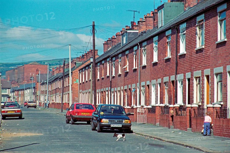 Street scene and terraced houses