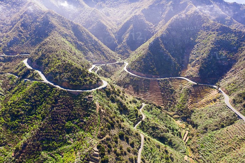 Country road near Vallehermoso
