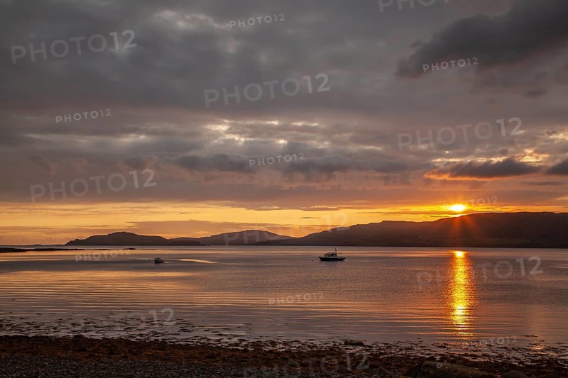 Sunset over Loch Na Keal