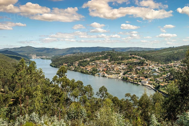 Beautiful landscapes of Douro river Valley