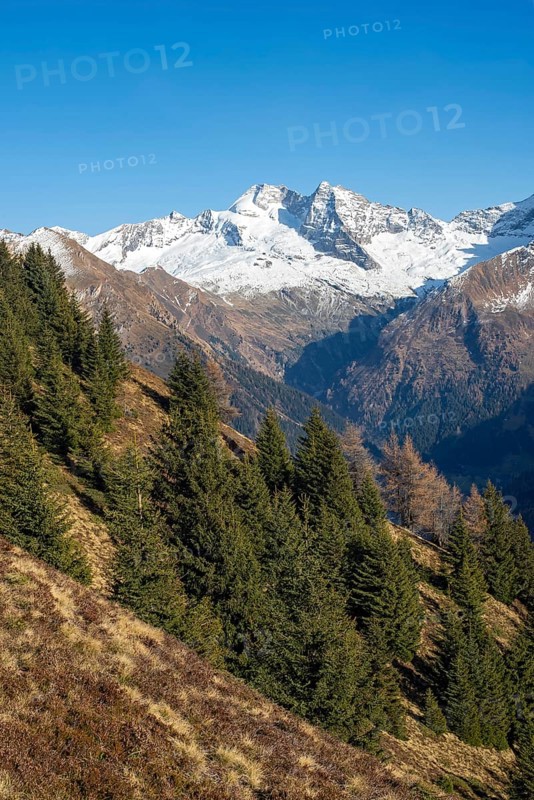 Mountain landscape at the Padauner Kogel