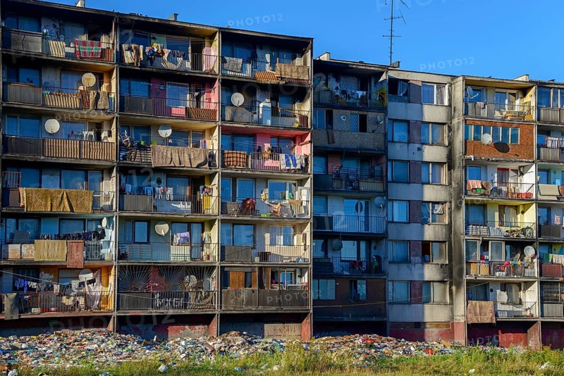 Social housing in the district of Lunik IX