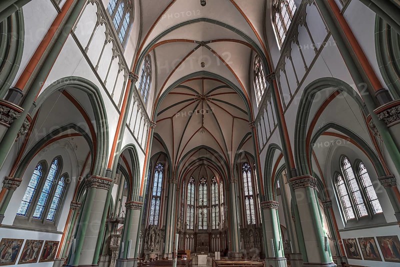 Interior of the Heilig Kreuz Kirche