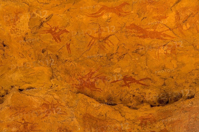 Rock painting in the Unesco world heritage