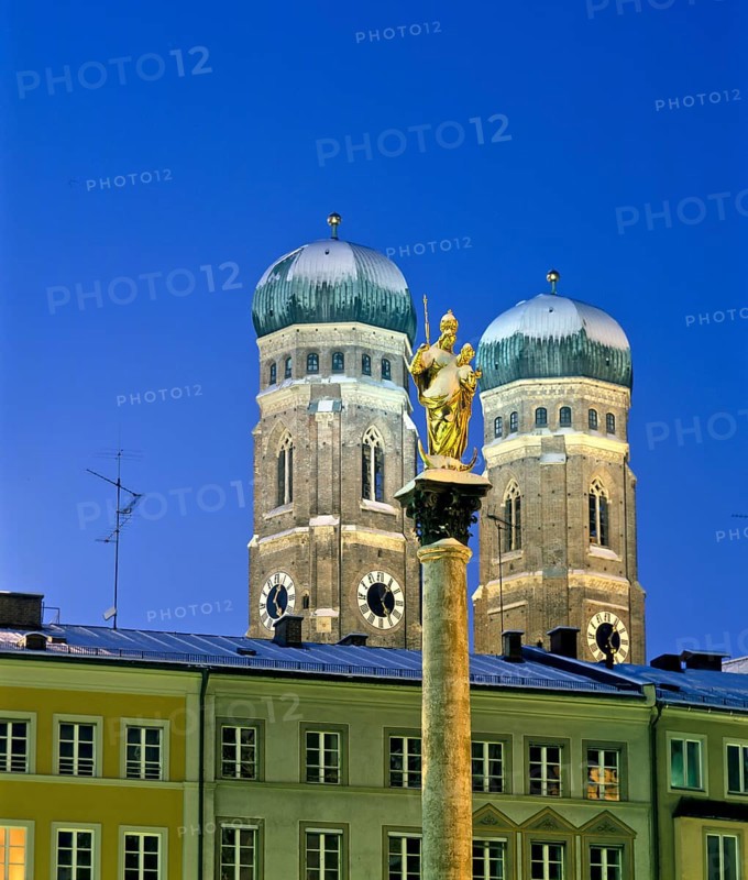 Onion domes of the Church of Our Lady