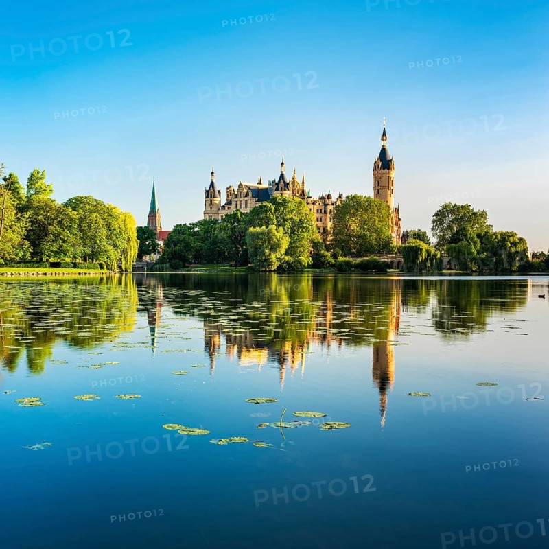 Schwerin Castle at Schwerin Lake