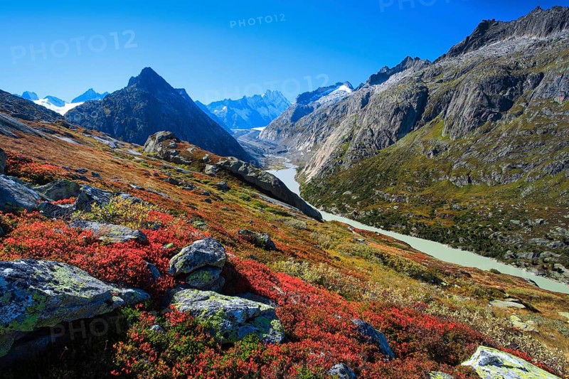 Swiss Alps in autumn
