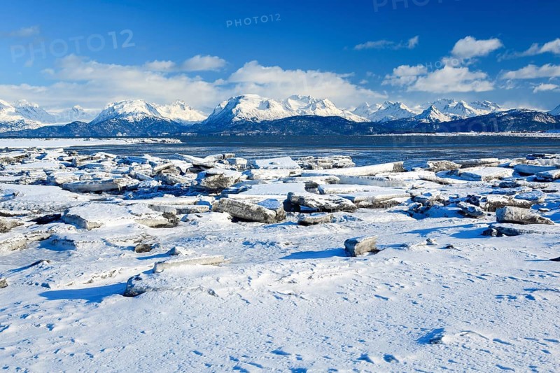 Kachemak Bay and Kenai Mountains