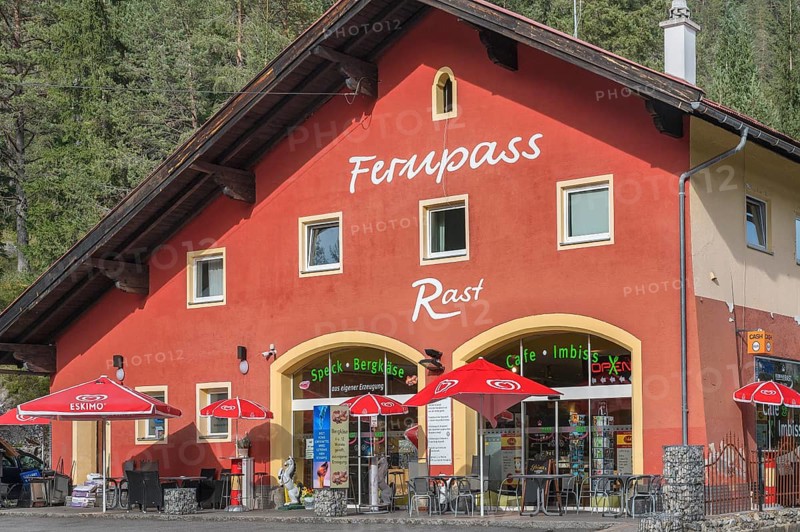 Rest area at the Fernpass