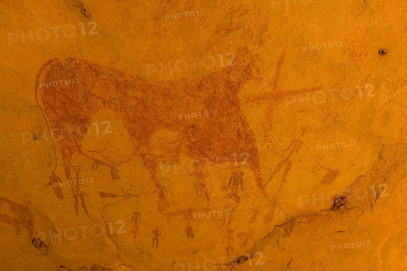 Rock painting in the Unesco world heritage