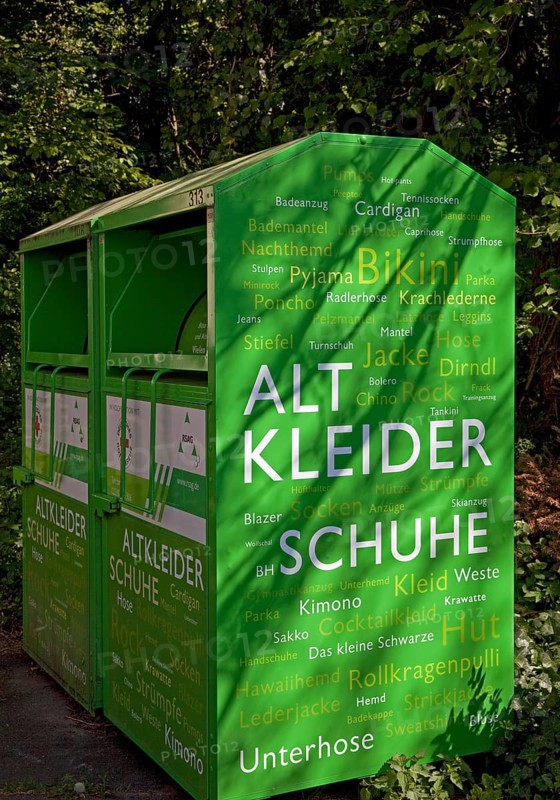 Old clothes container