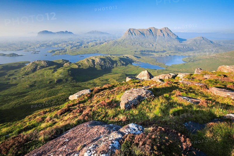 View of Suilven and Cul Mor