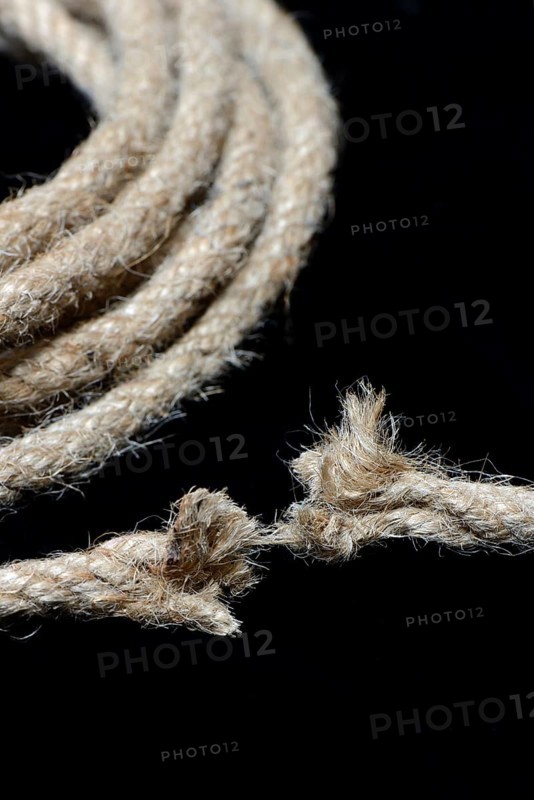 Defective jute rope
