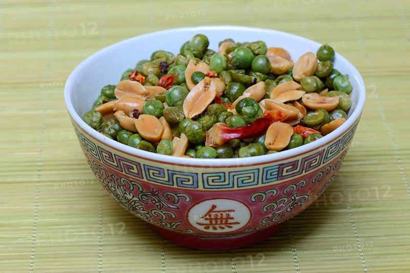 Asian snacks in shell