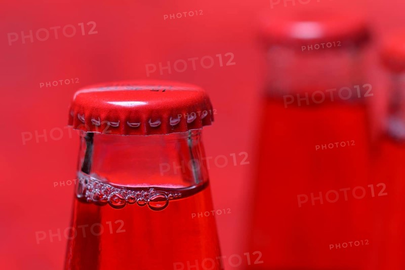 Crown cap on bottle