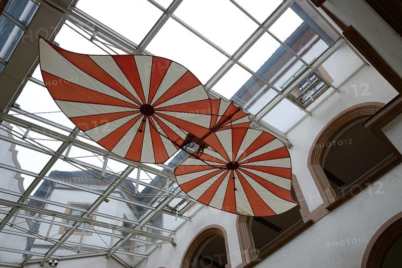 Replica of the hang glider by Albrecht Ludwig Berblinger