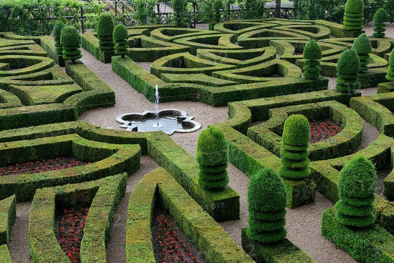 Garden of Villandry Castle