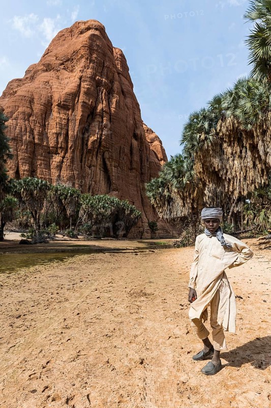 Toubou boy at Guelta d'Archei waterhole