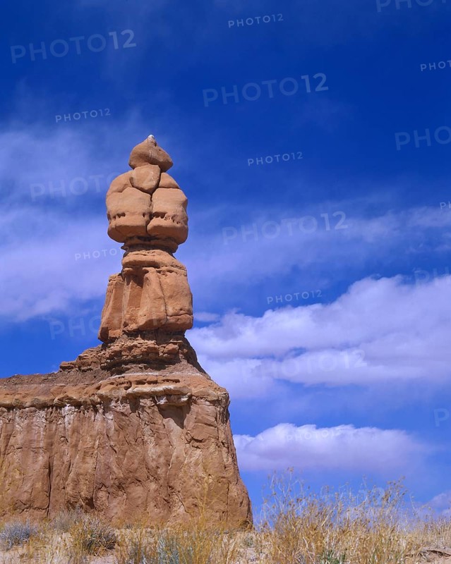 Sandstone figure in Goblin Valley