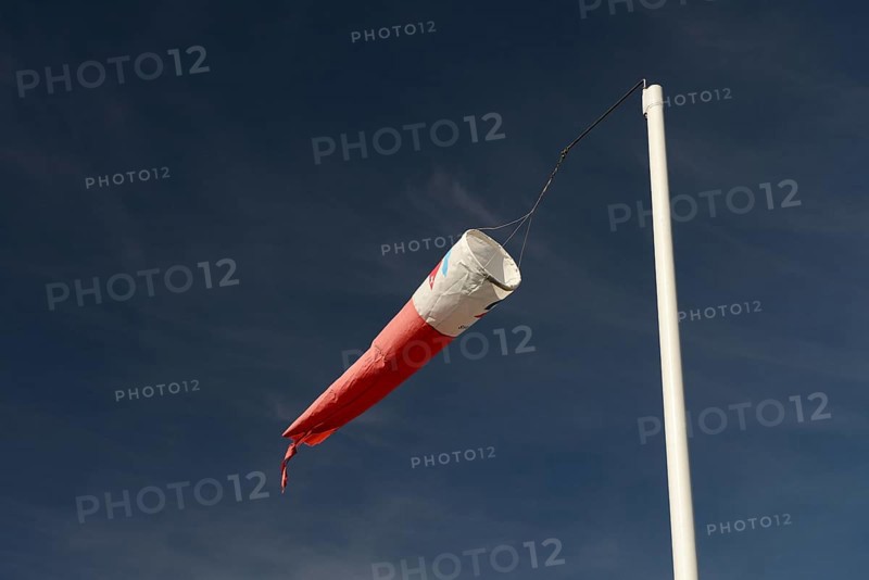 Windsock on mast