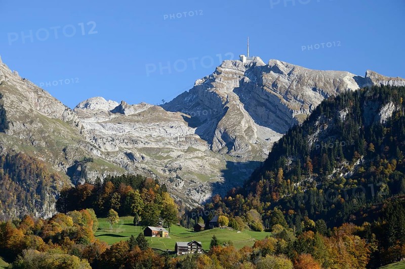 Saentis with transmitter tower